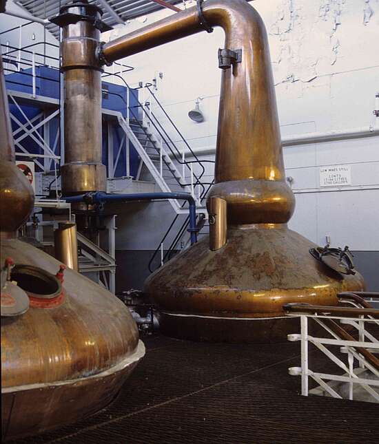 two potstills from the front