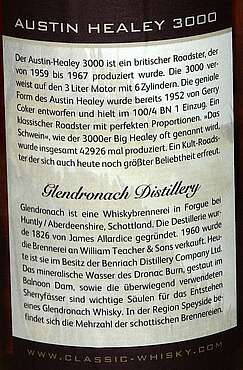 Glendronach Classic Whisky & Lifestyle - British Classics Limited Edition I