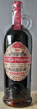 El Ron Prohibido 12 Years Habanero, Reserva, Mexican Rum