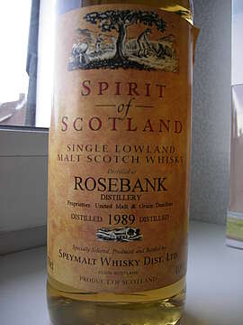 Rosebank Spirit of Scotland