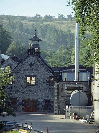 The kiln of the Dufftown distillery.
