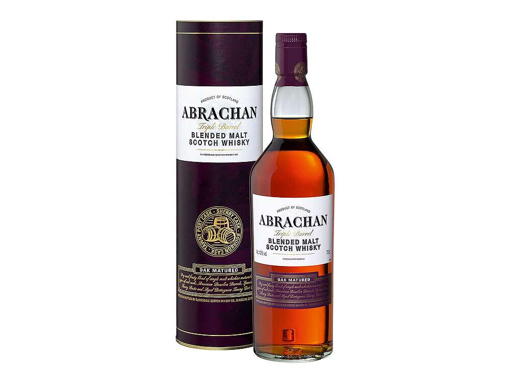 Bestseller-Online-Verkauf Abrachan Triple Barrel Blended Scotch Whisky Malt 42 % Vol