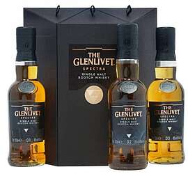 Glenlivet 3 x 200 ml. Spectra Limited Edition Scotch Single Malt Whisky