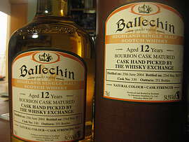 Ballechin The Whisky Exchange