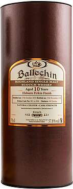 Ballechin Elsburn Firkin Finish
