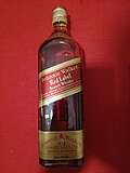 Johnnie Walker Red Label with label in French and English