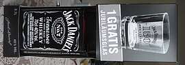 Jack Daniel's 150 Anniversary Bottle with Glas