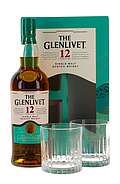 Glenlivet Double Oak mit 2 Gläsern - neues Design