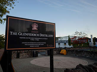 Glenfiddich distillery sign&nbsp;uploaded by&nbsp;Ben, 16. Nov 2023