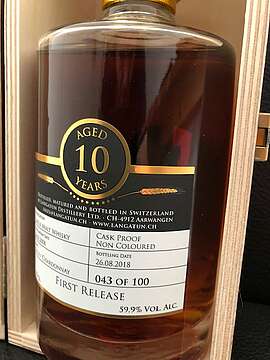 Langatun Aged 10 Years Cask Proof First Release