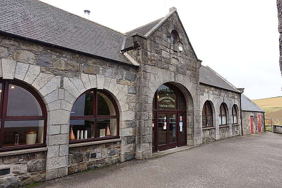 The Visitor Centre of the Glendronach distillery