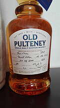 Pulteney Handabgefüllt direkt vom Fass in der Destillery