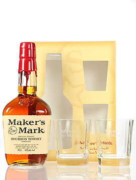 Maker's Mark with zwei Glasses