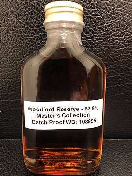 Woodford Reserve Master’s Collection Batch Proof WB:108995 Sample