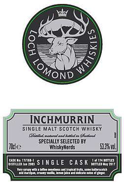 Inchmurrin "ORDER" Specially selectet by Whiskynerds