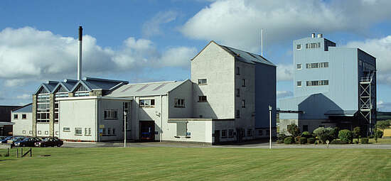 The still house of the Aultmore distillery.