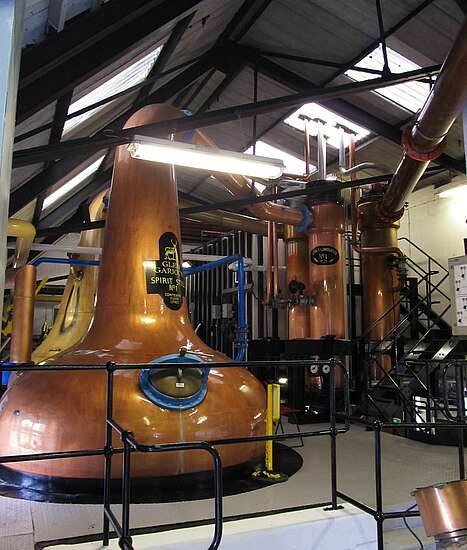 The pot still of the Glen Garioch distillery