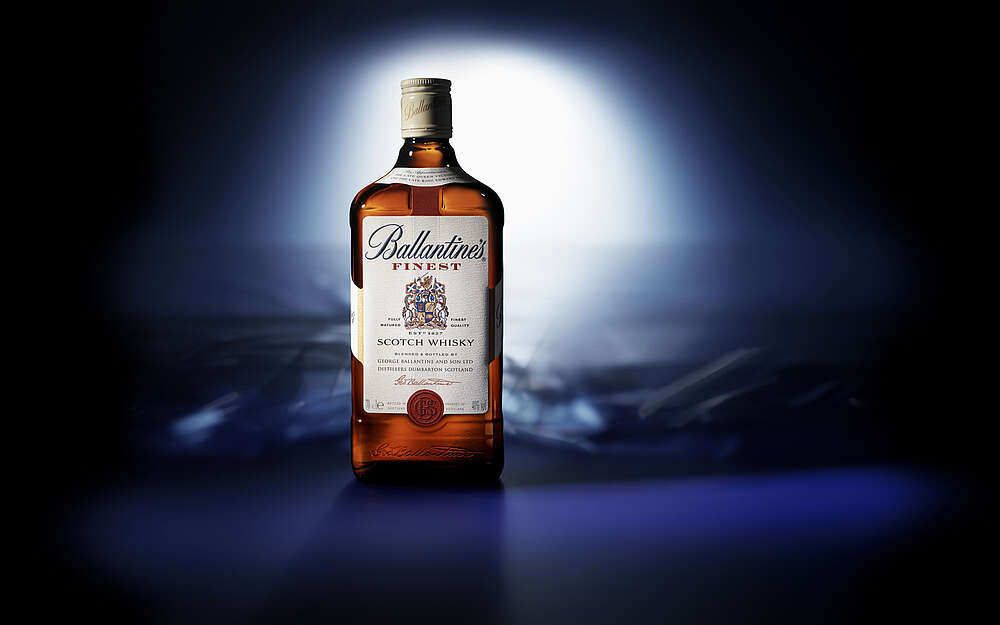 Ballantine's, Whisky Ballantine's Finest Blended Scotch + 1 glass, 0.7L,  40% alc., Scotland