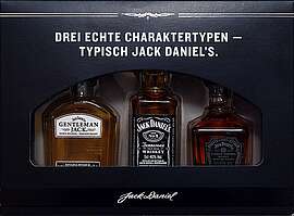 Jack Daniel's Miniature-Set Old No.7 - Gentleman Jack - Single Barrel