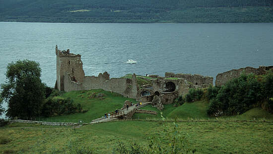 Loch Ness in the Highlands 