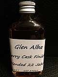Glenalba Sherry Cask Finish Blended Scotch Whisky 22 Jahre Sample