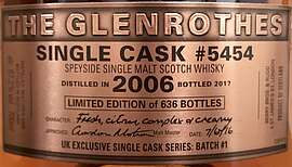 Glenrothes Single Cask #5454