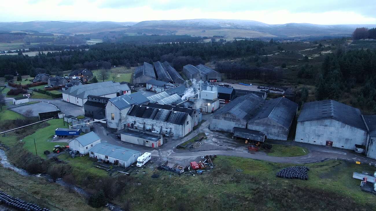 Tomatin distillery from above&nbsp;uploaded by&nbsp;Ben, 07. Feb 2106