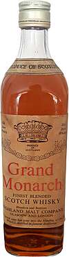 Grand Monarch Finest Blended Scotch Whisky (1960er)
