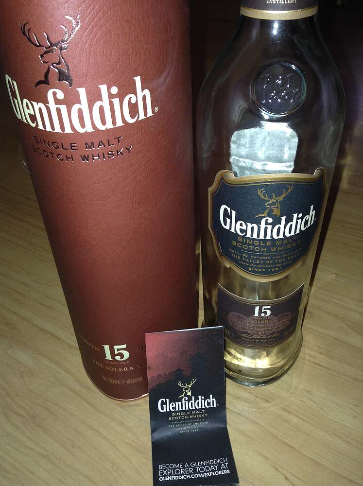 Buy Glenfiddich 15 Solera Reserve Single Malt Scotch Whisky Online