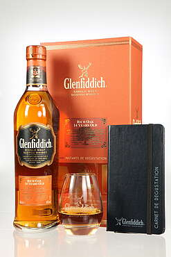 Glenfiddich Rich Oak mit Glas