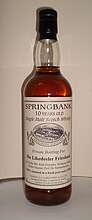 Springbank Private Bottling for the Likedeeler Friesland 1998
