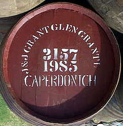 Caperdonich cask&nbsp;uploaded by&nbsp;Ben, 07. Feb 2106