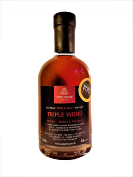 Eifel Triple Wood / German Triple Malt Whisky / Barley-, Wheat & Rye Malt