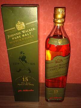 Johnnie Walker Green label old bottling