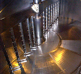 Glen Moray stirring device in a mash tun&nbsp;uploaded by&nbsp;Ben, 07. Feb 2106