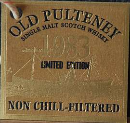 Pulteney Limited Edition