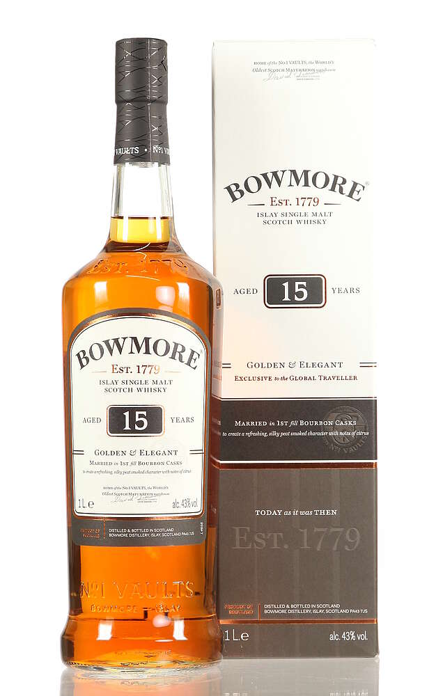 Bowmore 15 Years Golden & Elegant - Whisky.com
