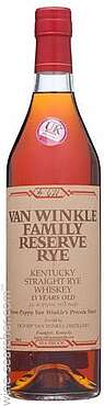 Van Winkle 13 Years Family Reserve Rye Whiskey Sample