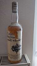 Cardhu highland malt whisky