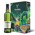 Glenfiddich Glenfiddich 12 Jahre Single Malt Scotch Whisky, 2022 Chinese New Year Limited Edition Gift Bottle & Glass Set, 70cl