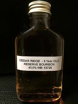 Cedar Ridge 5 Jahre Old Reserve Bourbon Sample