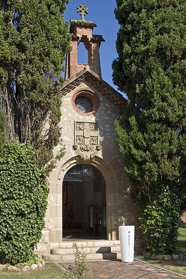 Entrance to the former chapel and today's distillery