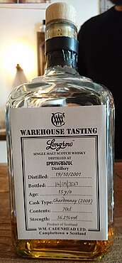 Longrow Cadenhead's Warehouse Tasting