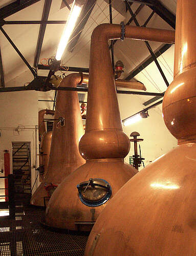 The Pot Stills of the Glen Keith Distillery