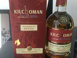 Kilchoman Private cask Release exclusively for Max & Julia