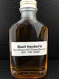 Basil Hayden's Rye Whiskey 2017 Release Sample