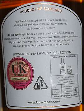 Bowmore Mashmen's Selection
