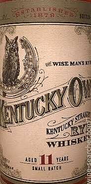Kentucky Owl 11 Year Old Straight Rye Whiskey