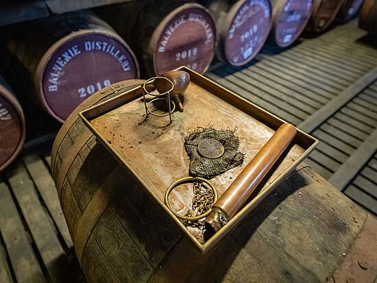 Balvenie Copper Dog for removing Whisky from the cask