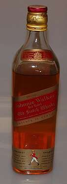 Johnnie Walker Red label